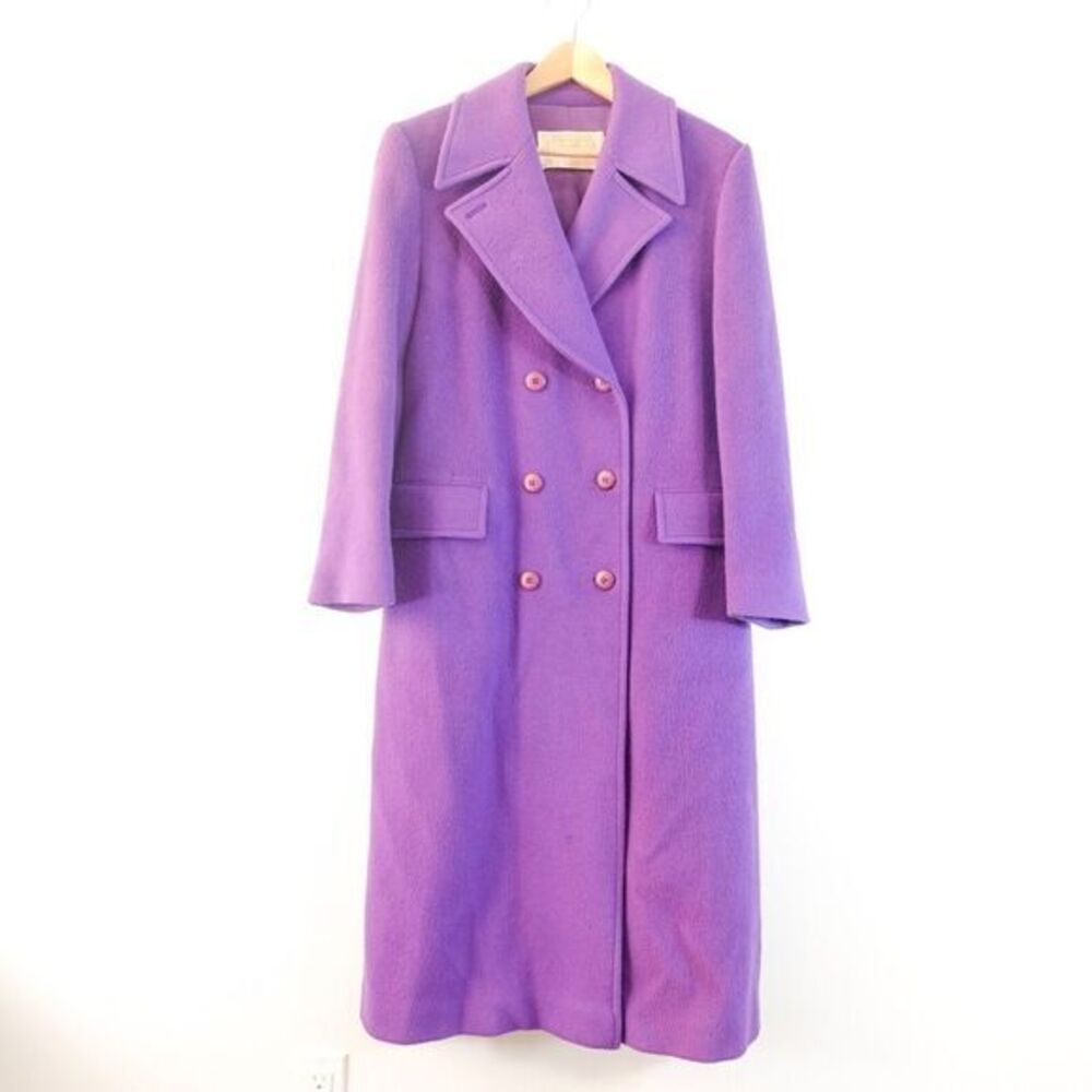 Vintage Pendleton Coat 6 Small Wool Jacket Military Virgin Purple USA RARE 1970s